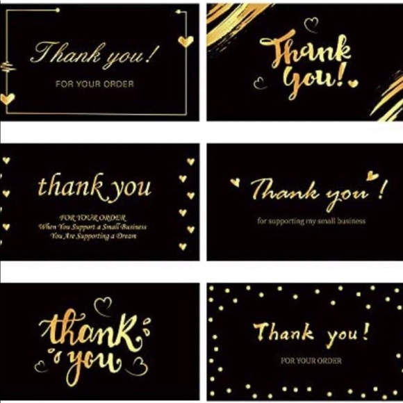 NEW Poshmark Packages "Thank you!" Gift Wrapping Shipping Supplies Set ~ 175 Pcs - Picture 3 of 13